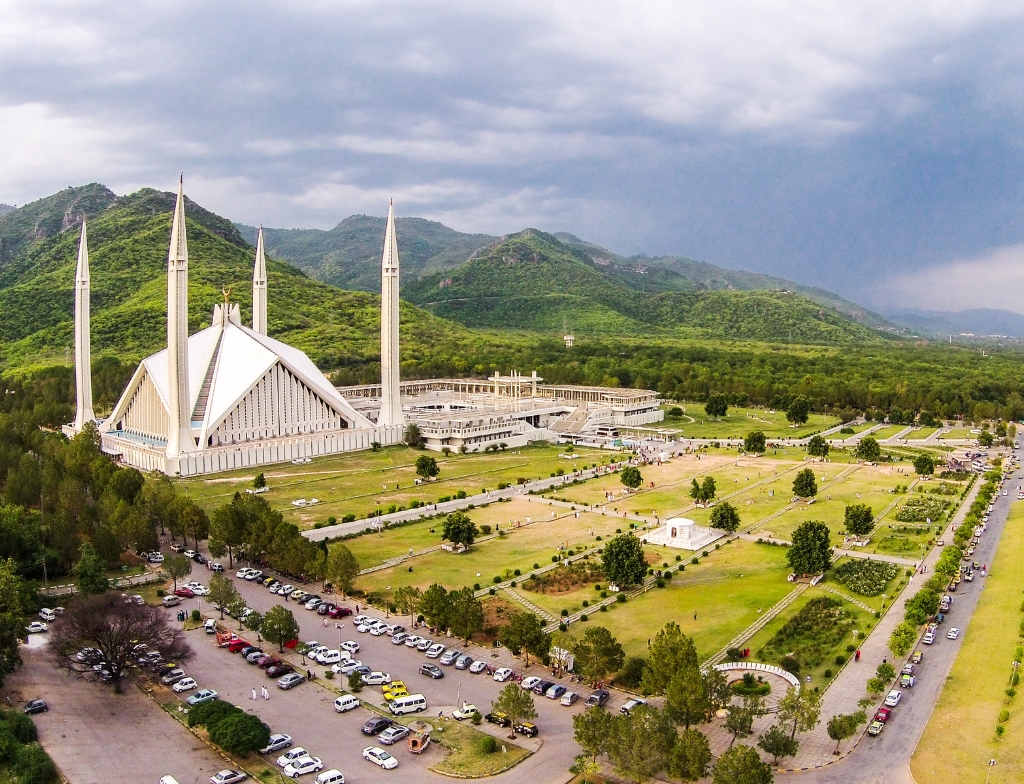 area of Shah Faisal Masjid Islamabad