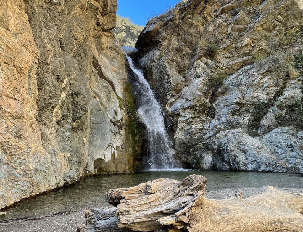 Eaton Canyon Trail waterfall